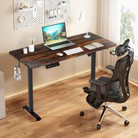 Swanew Höhenverstellbarer Schreibtisch Elektrisch 120x60cm Sitz- & Stehtisch mit 4 Memorytastaturen und Anti-Kollisionssystem, höhenverstellbarer Swanew Höhenverstellbarer Schreibtisch Elektrisch 120x60cm Sitz- & Stehtisch mit 4 Memorytastaturen und Anti-Kollisionssystem, höhenverstellbarer von HENGDA