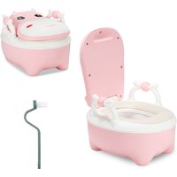 Hengda - swanew Kinder-Töpfchen Kindertoilette Toilettensitz, Babytopf Übungstöpfchen mit Handgriffen, Toilettentrainer für Kinder ab 1 jahr, von HENGDA