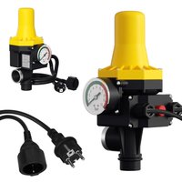 Hengda - swanew Pumpensteuerung Druckregler bis 1.1kw Presscontrol Watertech Druckwächter Gelb mit kabel von HENGDA