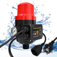 Hengda - swanew Pumpensteuerung Druckregler bis 1.1kw Presscontrol Watertech Druckwächter Rot mit kabel von HENGDA