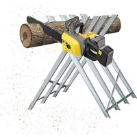 Hengda - swanew Sägebock Metall verzinkt 150kg Belastbarkeit 80x81x80cm Holzschneidebock Sägehilfe Holzsägebock Sägegestell Säge Kettensägebock für von HENGDA
