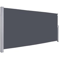 Hengda - swanew Seitenmarkise Markisen Ausziehbar Alu Sichtschutz Windschutz Sonnenschutz Seitenrollo Grau 180x300cm Hengda - swanew Seitenmarkise Markisen Ausziehbar Alu Sichtschutz Windschutz Sonnenschutz Seitenrollo Grau 180x300cm von HENGDA