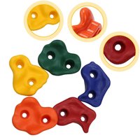 Klettergriffe 40 Stück Klettersteine Farbigen Bouldersteine für Spielturm - Hengda von HENGDA