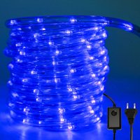 Led Lichtschlauch Innen Außen.Wasserfest Lichterschläuche.Partylicht Dekobeleuchtung Weihnachten.20m Blau - Hengda von TOLLETOUR