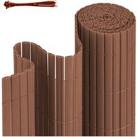 Pvc Sichtschutzmatte Sichtschutzzaun Sichtschutz für Zaun Balkon Braun 0,9 x 5m - Hengda von HENGDA