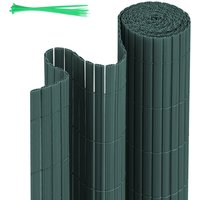 Pvc Sichtschutzmatte Sichtschutzzaun Sichtschutz für Zaun Balkon Grün 1 x 4m - Hengda von HENGDA