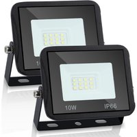 SWANEW 2X LED Fluter Flutlicht Strahler 10W Scheinwerfer Baustrahler Außen Lampe IP65 Kaltweiß SWANEW 2X LED Fluter Flutlicht Strahler 10W Scheinwerfer Baustrahler Außen Lampe IP65 Kaltweiß von HENGDA