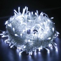 SWANEW 30M 300 LED Lichterkette 8 Lichtmodi Wasserdicht Party Garten Strom Beleuchtung Innen Außen Weihnachten Hochzeit Deko Kaltweiß SWANEW 30M 300 LED Lichterkette 8 Lichtmodi Wasserdicht Party Garten Strom Beleuchtung Innen Außen Weihnachten Hochzeit Deko Kaltweiß von HENGDA