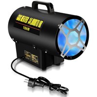 SWANEW Gasheizgebläse Gasheizer Heizkanone Gasheizstrahler Bauheizer Gas Heizlüfter Heizstrahler inkl. Gasschlauch & Druckminderer Heizgebläse 10kW SWANEW Gasheizgebläse Gasheizer Heizkanone Gasheizstrahler Bauheizer Gas Heizlüfter Heizstrahler inkl. Gasschlauch & Druckminderer Heizgebläse 10kW von HENGDA