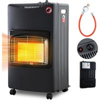 SWANEW Gasheizung Gasheizer Gasheizofen Heizstrahler 4.2 KW Gas Kamin inkl. Druckregler + Schlauch Gasheizstrahler Butan- oder Propangasflaschen bis SWANEW Gasheizung Gasheizer Gasheizofen Heizstrahler 4.2 KW Gas Kamin inkl. Druckregler + Schlauch Gasheizstrahler Butan- oder Propangasflaschen bis von HENGDA