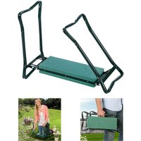 SWANEW Kniebank, Klappbarer Gartenhocker, 2-in-1, Kniehilfe, mit Werkzeugtasche, EVA-Schaumstoff, bis 150 kg, 59 x 28 x 49 cm, Grün SWANEW Kniebank, Klappbarer Gartenhocker, 2-in-1, Kniehilfe, mit Werkzeugtasche, EVA-Schaumstoff, bis 150 kg, 59 x 28 x 49 cm, Grün von HENGDA