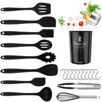 SWANEW Küchenhelfer 12 tlg set Silikon Kochbesteck Besteck Küchenutensilien BBQ SWANEW Küchenhelfer 12 tlg set Silikon Kochbesteck Besteck Küchenutensilien BBQ von HENGDA