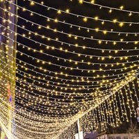 SWANEW LED Lichterkette Außen Wasserdicht Drahtlichterkette Beleuchtung 400 LEDs 100m Warmweiß SWANEW LED Lichterkette Außen Wasserdicht Drahtlichterkette Beleuchtung 400 LEDs 100m Warmweiß von HENGDA