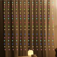 SWANEW LED Lichtervorhang 8 Lichtmodi USB Lichterkette Party Garten Weihnachten Hochzeit Deko IP44 3x3m Bunt SWANEW LED Lichtervorhang 8 Lichtmodi USB Lichterkette Party Garten Weihnachten Hochzeit Deko IP44 3x3m Bunt von HENGDA