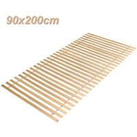 SWANEW Lattenrost Rollrost Rahmenlos 90x200cm mit 28 Latten Belastbar bis ca. 150 kg Komfort Rolllattenrost Birkenholz Holzlatten Geeignet für alle SWANEW Lattenrost Rollrost Rahmenlos 90x200cm mit 28 Latten Belastbar bis ca. 150 kg Komfort Rolllattenrost Birkenholz Holzlatten Geeignet für alle von HENGDA
