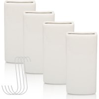 SWANEW Verdunster 400ml 4er Luftbefeuchter Heizung Keramik Weiß Wasser Verdampfer SWANEW Verdunster 400ml 4er Luftbefeuchter Heizung Keramik Weiß Wasser Verdampfer von HENGDA
