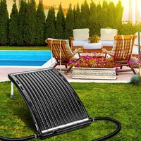 Solarheizung Schwimmbad Pool Poolheizung schwarz Solarabsorber 110 x 69 x 14 cm von HENGDA