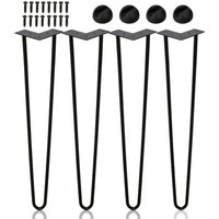 SWANEW 4x Hairpin Legs Tischbeine Tischgestell Metalltischbeine Haarnadelbeine Moebelfuesse Tischkufen Haarnadelbeine schwarz 2 Stangen. für SWANEW 4x Hairpin Legs Tischbeine Tischgestell Metalltischbeine Haarnadelbeine Moebelfuesse Tischkufen Haarnadelbeine schwarz 2 Stangen. für von HENGDA