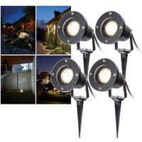 Swanew Gartenleuchte Led Gartenstrahler Warmweiß 4er Pack led Gartenbeleuchtung IP65 4W GU10 Mit Erdspieß Stecker Aussen Wiese Für Aussen.Garten.Wiese Swanew Gartenleuchte Led Gartenstrahler Warmweiß 4er Pack led Gartenbeleuchtung IP65 4W GU10 Mit Erdspieß Stecker Aussen Wiese Für Aussen.Garten.Wiese von HENGDA