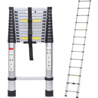 Swanew Teleskopleiter Alu 5m Stehleiter Mehrzweckleiter Alu Anlegeleiter Multifunktionsleiter Ausziehleiter Swanew Teleskopleiter Alu 5m Stehleiter Mehrzweckleiter Alu Anlegeleiter Multifunktionsleiter Ausziehleiter von HENGDA