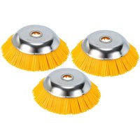 Hengda - swanew Unkrautbürste 3er Nylon 25,4x200mm Freischneideraufsatz 8 Zoll Für Stihl Motorsense Freischneider von HENGDA