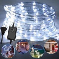 SWANEW LED Lichterschlauch Lichterschläuche Lichterkette Lichtschlauch Partylicht Party Garten Weiß-10m von HENGDA