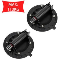 Hengda - swanew 2x Saugheber Vakuum Glassauger Saugnapfhalter Fliesen Glasheber max.120KG von HENGDA