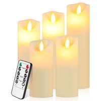 Vingo 5x led Kerzen aus Kunststoff Lichtsensor Flamme mit Fernbedienung 5 Größen Dimmbar elektrische warmweiß Vingo 5x led Kerzen aus Kunststoff Lichtsensor Flamme mit Fernbedienung 5 Größen Dimmbar elektrische warmweiß von HENGDA