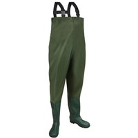 Swanew Wathose Anglerhose Angelhose Teichhose Watstiefel Watthose mit Stiefel pvc Gummi 42/43 von HENGDA