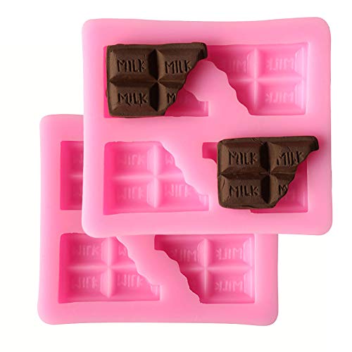 HengKe 2 Stück halbe Schokoladenform Seife Silikonform Hospad Fondant Form Kuchenaufsatz Dekoration Kerze Harz Form Schokolade Polymer Ton Seife Basteln Projekte HengKe 2 Stück halbe Schokoladenform Seife Silikonform Hospad Fondant Form Kuchenaufsatz Dekoration Kerze Harz Form Schokolade Polymer Ton Seife Basteln Projekte von HENGKE