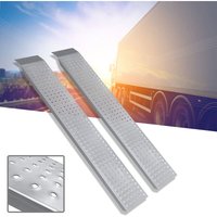 Auffahrrampen 2 x Auffahrrampe Klappbar Verladerampen Rampe Auffahrschiene Motorradrampe Verladeschiene für Motorrad Auto, HENGMEI von HENGMEI