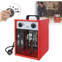 Naizy - Elektro-Konvektoren 3kw Heizlüfter Elektroheizung mit 4 Heizstufen, Elektroheizer Heizluefter Heizstrahler mit Thermostat Heizgeraet von NAIZY