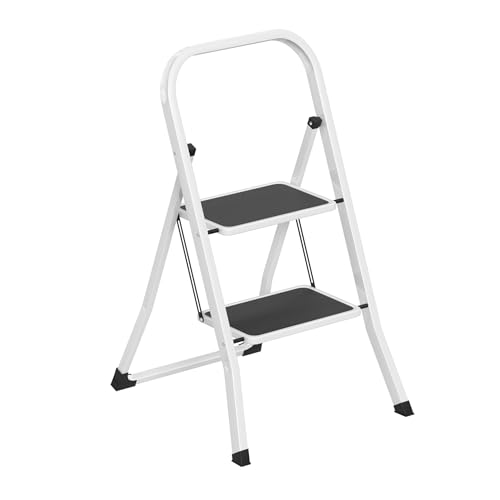 HENGMEI Trittleiter Klapptritt 2 Stufen Leiter Klappleiter Tritthocker Stehleiter Treppenleiter Haushaltsleiter mit Anti Rutsch Pedal Multifunktionale Stufenleiter 150kg Belastbar HENGMEI Trittleiter Klapptritt 2 Stufen Leiter Klappleiter Tritthocker Stehleiter Treppenleiter Haushaltsleiter mit Anti Rutsch Pedal Multifunktionale Stufenleiter 150kg Belastbar von HENGMEI
