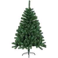 150cm pvc Weihnachtsbaum Tannenbaum Christbaum Grün künstlicher mit Metallständer ca. 300 Spitzen Lena Weihnachtsdeko (Grün pvc, 150cm) - Hengmei von HENGMEI