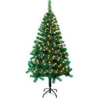 210cm pvc Weihnachtsbaum Tannenbaum Christbaum Grün künstlicher mit Metallständer ca. 750 Spitzen Lena Weihnachtsdeko (Grün pvc, 210cm) Hengmei von HENGMEI