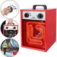 Elektro-Konvektoren 5kw Heizlüfter Elektroheizung mit 4 Heizstufen, Elektroheizer Heizluefter Heizstrahler mit Thermostat Heizgeraet Heizgebläse Elektro-Konvektoren 5kw Heizlüfter Elektroheizung mit 4 Heizstufen, Elektroheizer Heizluefter Heizstrahler mit Thermostat Heizgeraet Heizgebläse von HENGMEI