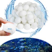 Hengmei - Filtermatten für Teiche Pool Filter Balls 1400g Filtermaterial Polysphere Filterbälle Poolfilter ersetzen 50kg Filtersand für Pool von HENGMEI