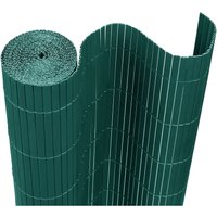 PVC-Zäune pvc Sichtschutzmatte Sichtschutz Zaun Sichtschutzzaun Balkonverkleidung Garten Windschutz Zaunblende, Grün, 90x500cm Hengmei von HENGMEI