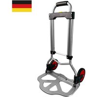 Sackkarren Sackkarre klappbare Transportkarre Handkarre Rucksack Trolley Gepäckwagen mit ausziehbarem Griff belastbar bis 60 kg, HENGMEI Sackkarren Sackkarre klappbare Transportkarre Handkarre Rucksack Trolley Gepäckwagen mit ausziehbarem Griff belastbar bis 60 kg, HENGMEI von HENGMEI