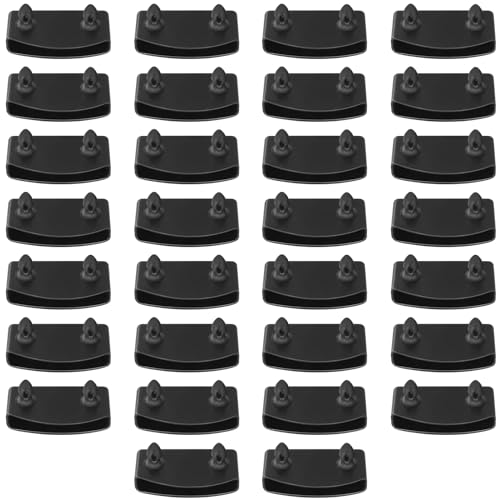 HENGYANG Lattenrost-Endstücke, 30 Stück Halterungen für Lattenrost, 54 mm, Endkappen für Lattenrost, schwarz, Latten für Seitenschienen, Verbindungszubehör – für Bett – Doppelbett HENGYANG Lattenrost-Endstücke, 30 Stück Halterungen für Lattenrost, 54 mm, Endkappen für Lattenrost, schwarz, Latten für Seitenschienen, Verbindungszubehör – für Bett – Doppelbett von HENGYANG