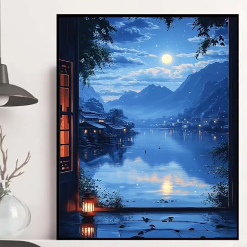 Berg Diamond Painting 50x70 cm, Meer Diamond Painting Erwachsene Anfänger 5D DIY Runder Vollbohrer Diamanten Malerei Mosaik Bastelset Erwachsene für Zimmer Deko, Geschenke für Frauen -hjw250854 Berg Diamond Painting 50x70 cm, Meer Diamond Painting Erwachsene Anfänger 5D DIY Runder Vollbohrer Diamanten Malerei Mosaik Bastelset Erwachsene für Zimmer Deko, Geschenke für Frauen -hjw250854 von HENJGWEG