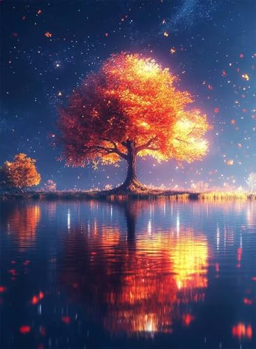 Diamond Painting Baum Diamond Painting Erwachsene, Crystal Art Herbst Muster Design 5D DIY Runder Vollbohrer Diamanten Malerei Stickerei Kreuzstich Basteln für Deko Wohnzimmer 30x40cm -hjw2508K5 Diamond Painting Baum Diamond Painting Erwachsene, Crystal Art Herbst Muster Design 5D DIY Runder Vollbohrer Diamanten Malerei Stickerei Kreuzstich Basteln für Deko Wohnzimmer 30x40cm -hjw2508K5 von HENJGWEG