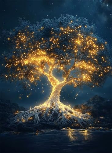 Diamond Painting Baum des Lebens Diamond Painting Erwachsene, Crystal Art Sternenhimmel Muster Design Vollbohrer Diamanten Malerei Stickerei Kreuzstich Basteln für Deko Wohnzimmer 100×135cm -hjw2508WS Diamond Painting Baum des Lebens Diamond Painting Erwachsene, Crystal Art Sternenhimmel Muster Design Vollbohrer Diamanten Malerei Stickerei Kreuzstich Basteln für Deko Wohnzimmer 100×135cm -hjw2508WS von HENJGWEG