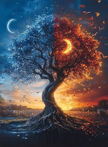 Diamond Painting Baum des Lebens Diamond Painting Erwachsene, Crystal Art Verträumt Muster Design Vollbohrer Diamanten Malerei Stickerei Kreuzstich Basteln für Deko Wohnzimmer 50x70 cm -hjw2508C2 Diamond Painting Baum des Lebens Diamond Painting Erwachsene, Crystal Art Verträumt Muster Design Vollbohrer Diamanten Malerei Stickerei Kreuzstich Basteln für Deko Wohnzimmer 50x70 cm -hjw2508C2 von HENJGWEG