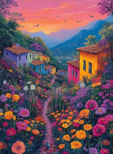 Diamond Painting Blumen Diamond Painting Erwachsene, Crystal Art Häuser Muster Design 5D DIY Runder Vollbohrer Diamanten Malerei Stickerei Kreuzstich Basteln für Deko Wohnzimmer 100x135cm -hjw250842 Diamond Painting Blumen Diamond Painting Erwachsene, Crystal Art Häuser Muster Design 5D DIY Runder Vollbohrer Diamanten Malerei Stickerei Kreuzstich Basteln für Deko Wohnzimmer 100x135cm -hjw250842 von HENJGWEG