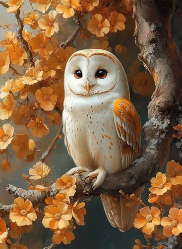 Diamond Painting Eule Diamond Painting Erwachsene, Crystal Art Blumen Muster Design 5D DIY Runder Vollbohrer Diamanten Malerei Stickerei Kreuzstich Basteln für Deko Wohnzimmer 50×70cm -hjw250817 Diamond Painting Eule Diamond Painting Erwachsene, Crystal Art Blumen Muster Design 5D DIY Runder Vollbohrer Diamanten Malerei Stickerei Kreuzstich Basteln für Deko Wohnzimmer 50×70cm -hjw250817 von HENJGWEG