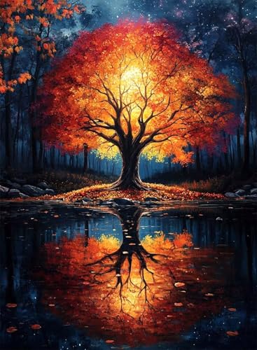 Diamond Painting Herbst Diamond Painting Erwachsene, Crystal Art Baum Muster Design 5D DIY Runder Vollbohrer Diamanten Malerei Stickerei Kreuzstich Basteln für Deko Wohnzimmer 100×135cm -hjw250898 Diamond Painting Herbst Diamond Painting Erwachsene, Crystal Art Baum Muster Design 5D DIY Runder Vollbohrer Diamanten Malerei Stickerei Kreuzstich Basteln für Deko Wohnzimmer 100×135cm -hjw250898 von HENJGWEG
