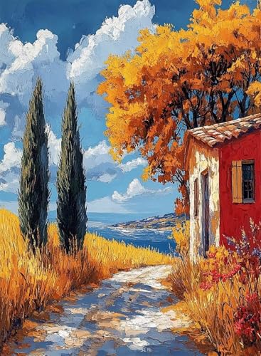 Diamond Painting Herbst Diamond Painting Erwachsene, Crystal Art Häuser Muster Design 5D DIY Runder Vollbohrer Diamanten Malerei Stickerei Kreuzstich Basteln für Deko Wohnzimmer 50x40cm -hjw2508X2 Diamond Painting Herbst Diamond Painting Erwachsene, Crystal Art Häuser Muster Design 5D DIY Runder Vollbohrer Diamanten Malerei Stickerei Kreuzstich Basteln für Deko Wohnzimmer 50x40cm -hjw2508X2 von HENJGWEG