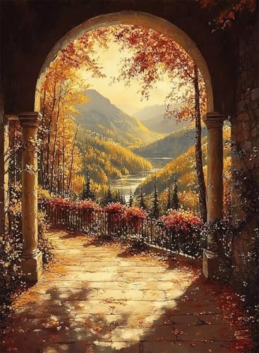 Diamond Painting Herbst Diamond Painting Erwachsene, Crystal Art Landschaft Muster Design 5D DIY Vollbohrer Diamanten Malerei Stickerei Kreuzstich Basteln für Deko Wohnzimmer 30x40 cm -hjw250852 Diamond Painting Herbst Diamond Painting Erwachsene, Crystal Art Landschaft Muster Design 5D DIY Vollbohrer Diamanten Malerei Stickerei Kreuzstich Basteln für Deko Wohnzimmer 30x40 cm -hjw250852 von HENJGWEG