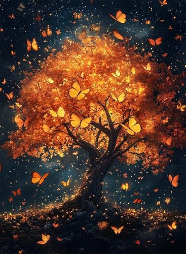 Diamond Painting Herbst Diamond Painting Erwachsene, Crystal Art Schmetterling Muster Design 5D DIY Vollbohrer Diamanten Malerei Stickerei Kreuzstich Basteln für Deko Wohnzimmer 50x40cm -hjw2508X5 Diamond Painting Herbst Diamond Painting Erwachsene, Crystal Art Schmetterling Muster Design 5D DIY Vollbohrer Diamanten Malerei Stickerei Kreuzstich Basteln für Deko Wohnzimmer 50x40cm -hjw2508X5 von HENJGWEG